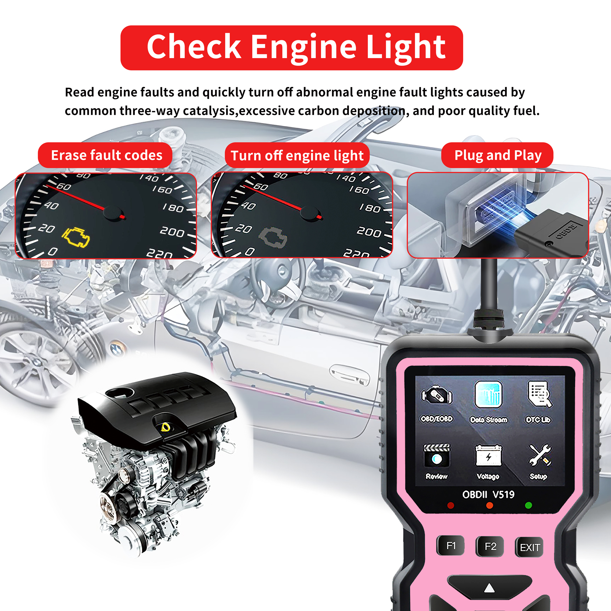 V519 Car Diagnostic Scanner -  - Auto Repair Shop Diagnostics avis et prix